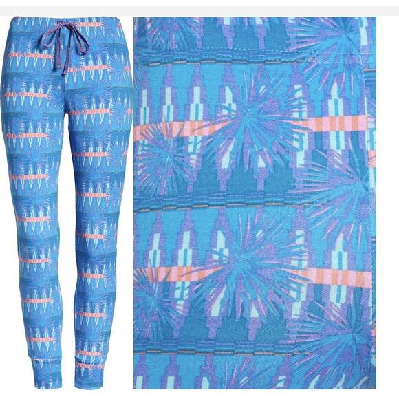 Honeydew Active Size Small Kickin It Legging Blue High Tide Palm NWT Nordstrom - Picture 4 of 4